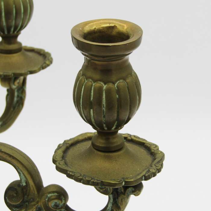 Vintage brass 5 arm candlestick
