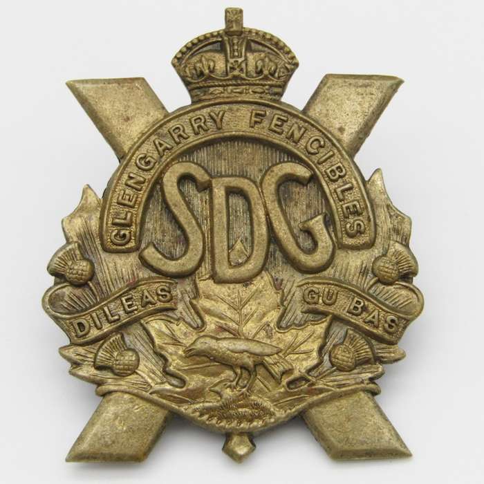 Glengarry Fencibles cap badge
