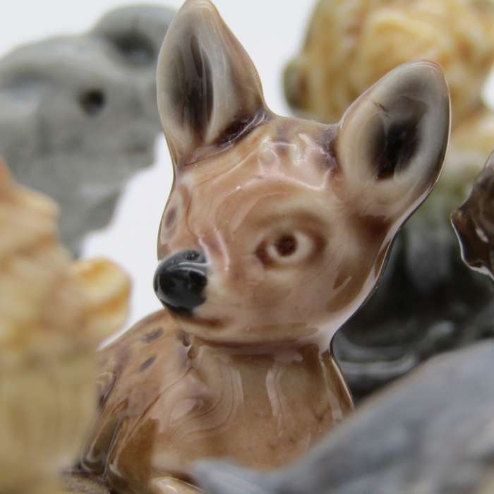 Lot of 9 Vintage Wade Whimsies figurines