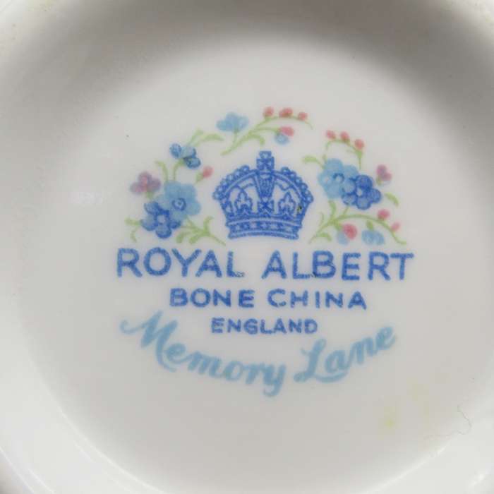 Vintage Royal Albert Memory lane porcelain Trio