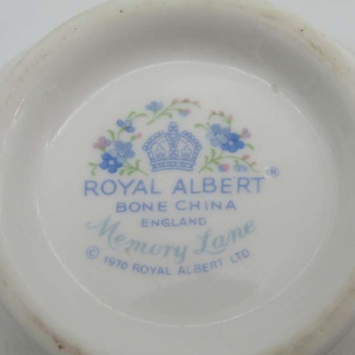 Vintage Royal Albert Memory Lane Porcelain trio