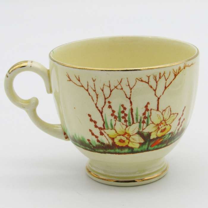 Crown Devon Springwood porcelain trio