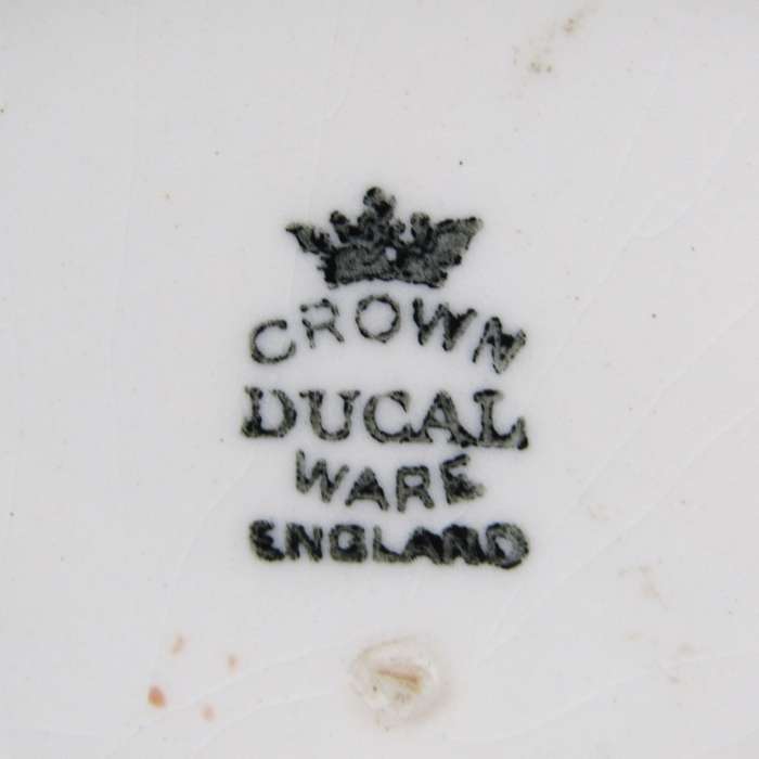 Vintage Crown Ducal ware flower design bowl