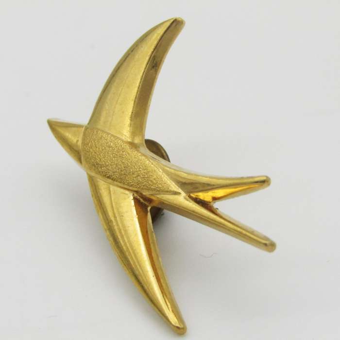 Pair of South African Postal Speed Services pin badges