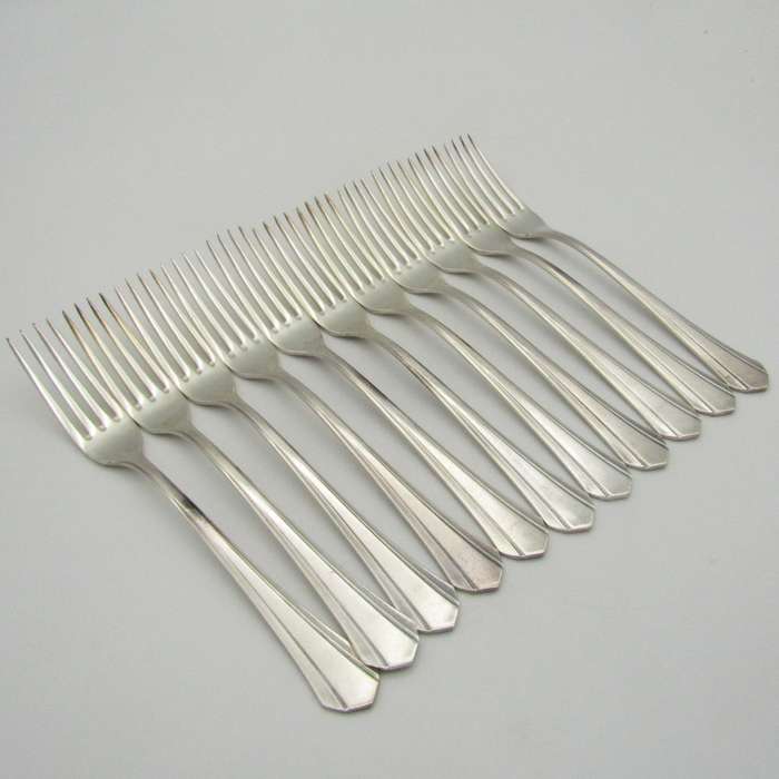 German Homag silverplated cutlery set