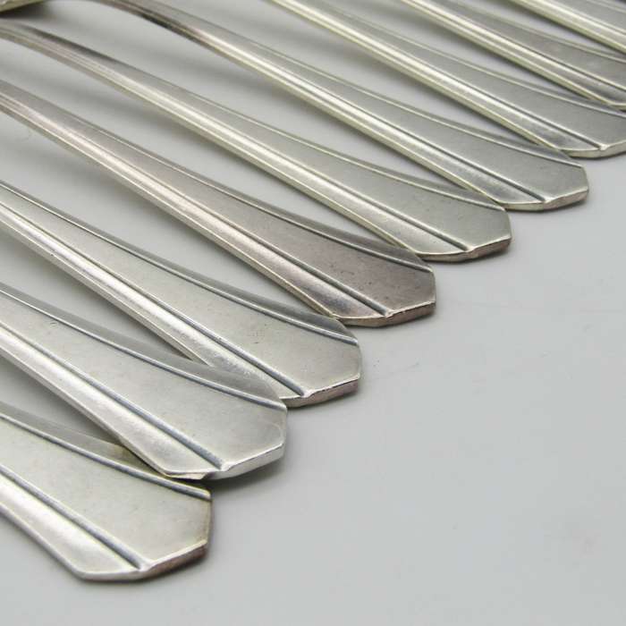 German Homag silverplated cutlery set
