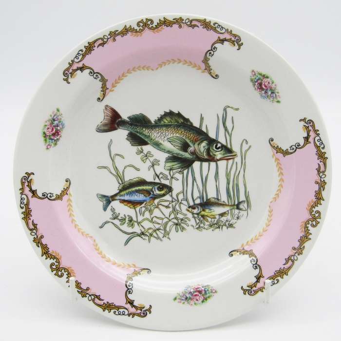 Vintage fish serving set for 6 in box