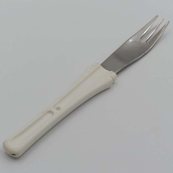Vintage picnic knife and fork set with salt and pepper shakers