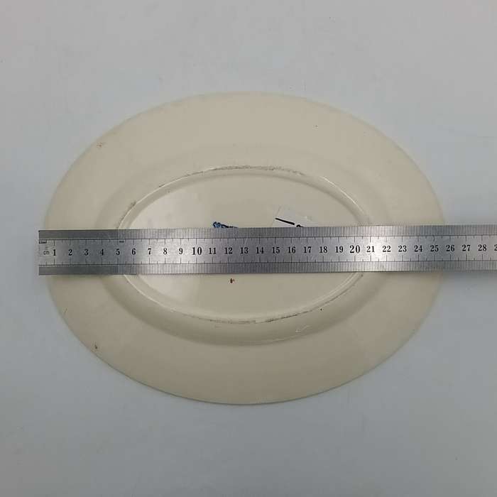 Antique Wood`s Burslem Doris pattern small oval snack platter