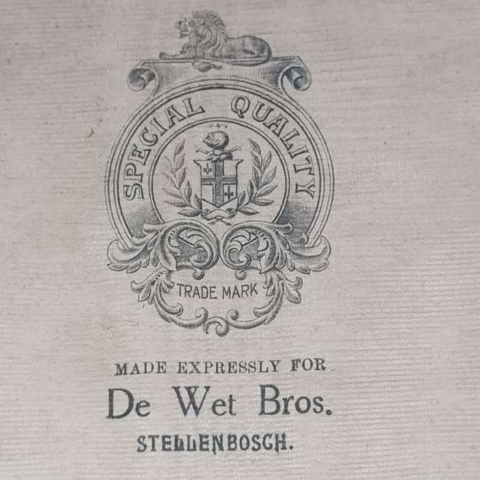 Antique De Wet Bros. Stellenbosch top hat