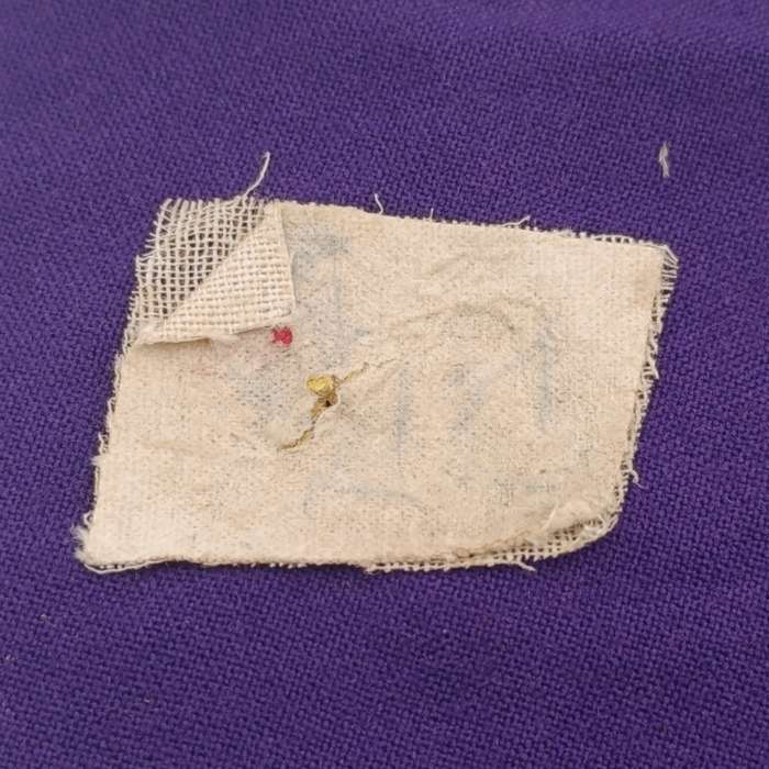 Pair of SA Navy Chaplain braided wire cloth rank badges as used for epaulettes