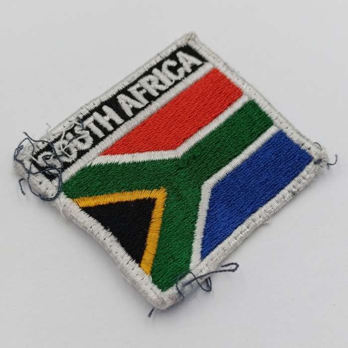 South African flag cloth badge