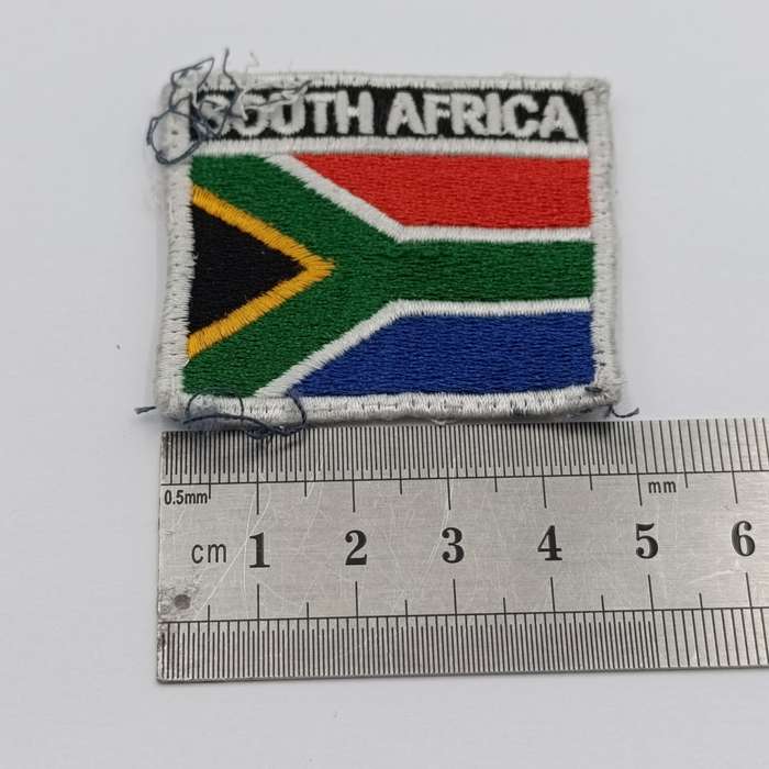 South African flag cloth badge