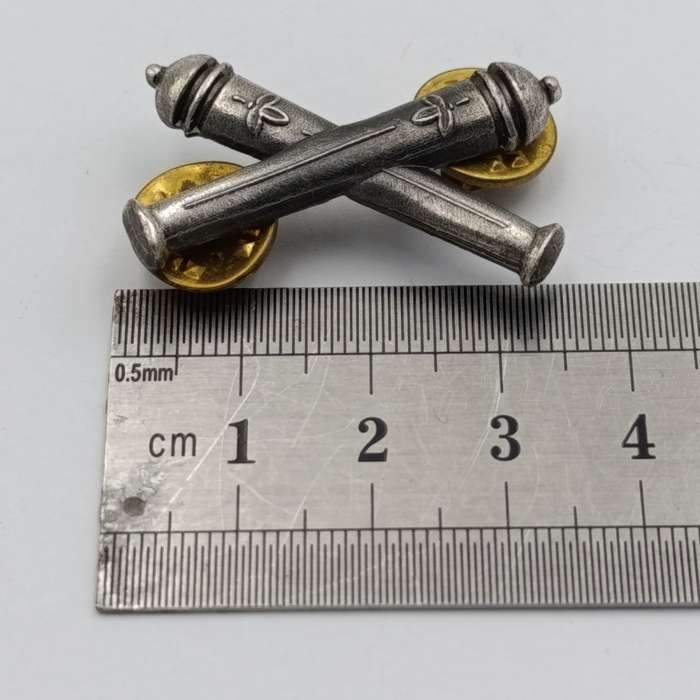 Pair of SWATF Artillery collar badges