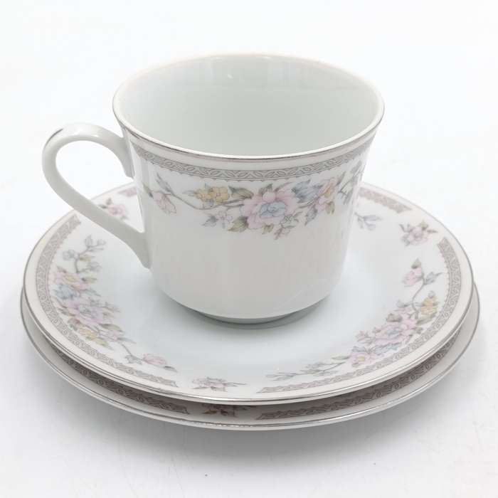 Crescent China Porcelain trio