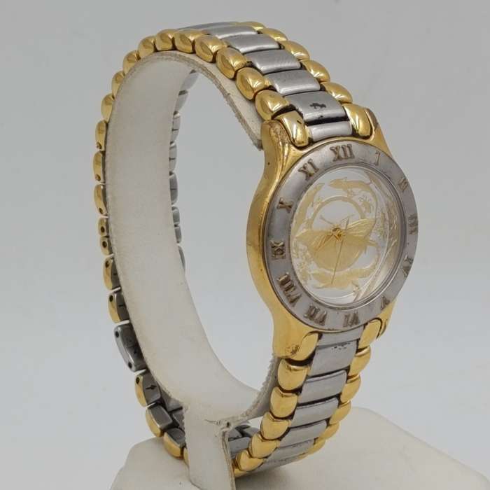 Coinwatch SA Mint Ladies watch with butterfly and lizzard dial - working