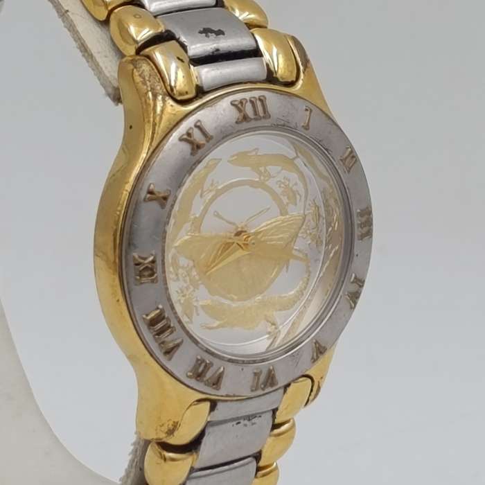 Coinwatch SA Mint Ladies watch with butterfly and lizzard dial - working