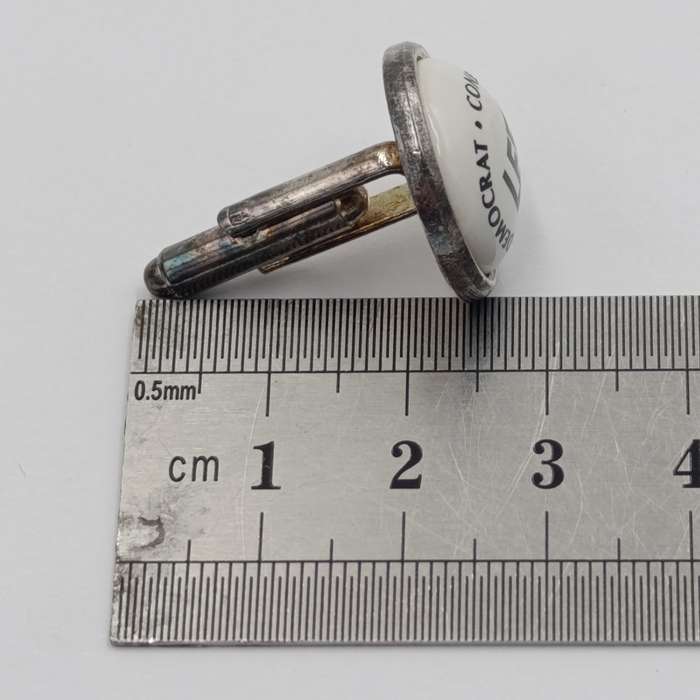 Pair of Democrat Conservative Labour Right and left cufflinks