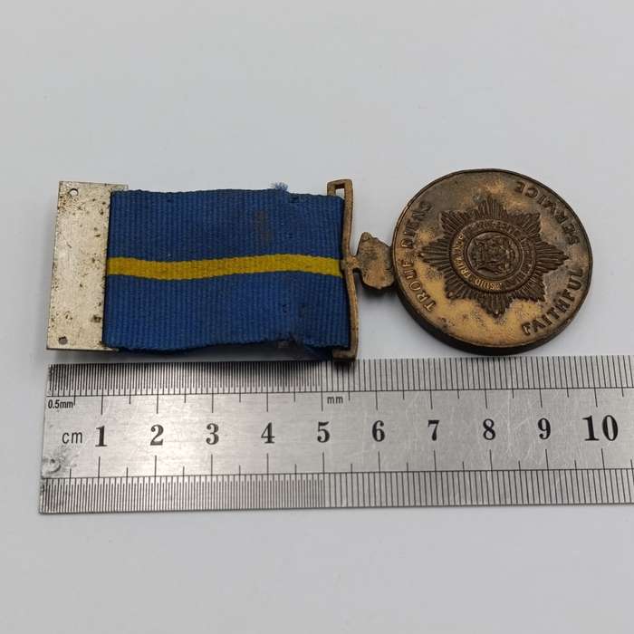 SA Police faithful service medal issued to 4186141 KST JJ van Zyl