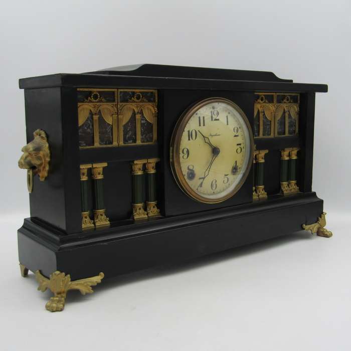 Antique Ingraham Palace mantel clock - excellent condition