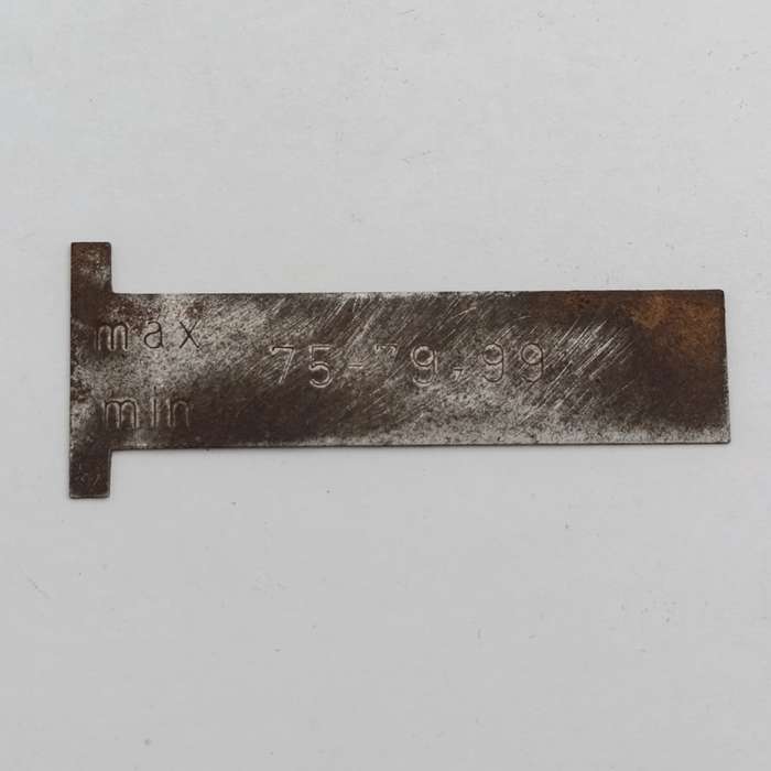 Vintage Carton 25 thickness gauge caliper in box - 1/10mm