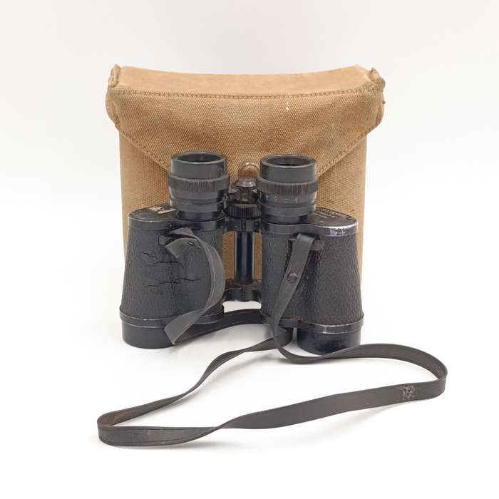 WW2 SA Union Defence force Khaki pouch with binoculars