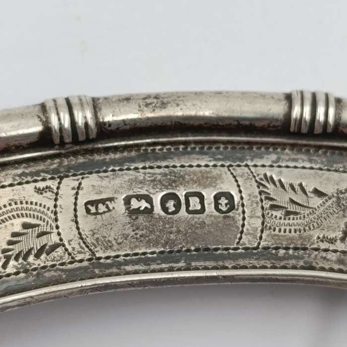 Antique Victorian silver Bosuns whistle for Royal Navy - Birmingham 1850 hallmark