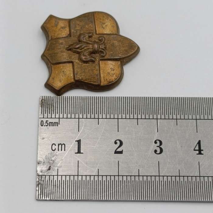 Pair of The Royal North Lancashire regiment collar badges
