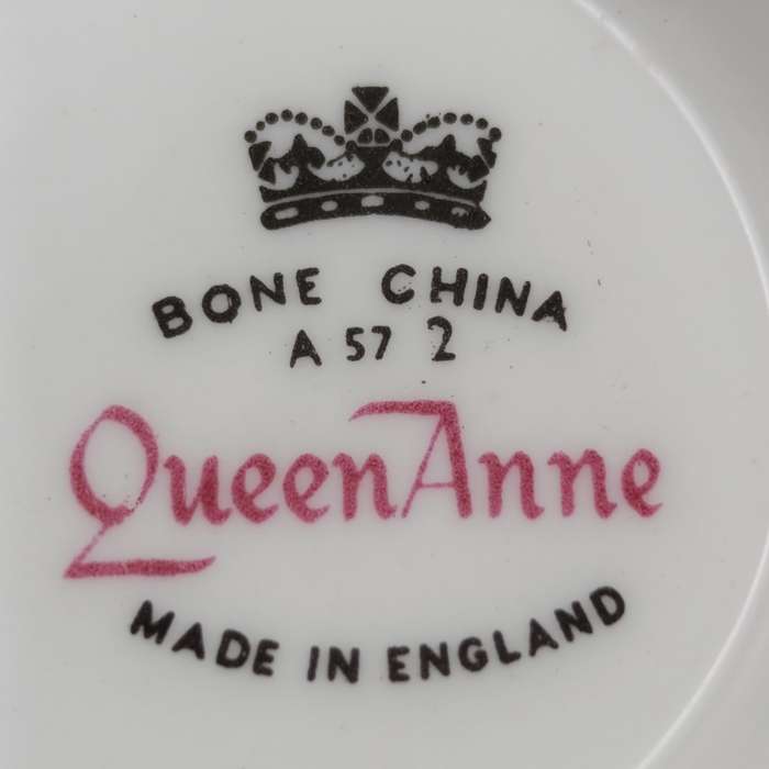 Vintage Queen Anne porcelain trio