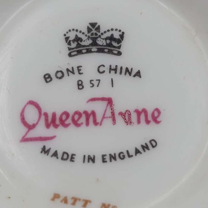 Vintage Queen Anne porcelain trio