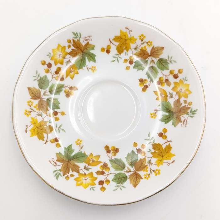 Vintage Queen Anne porcelain trio