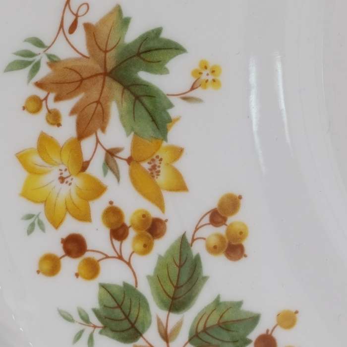 Vintage Queen Anne porcelain cake plate