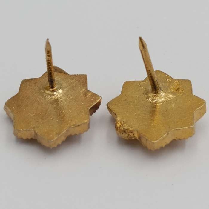 Pair of SA Police woman's collar badges - old type