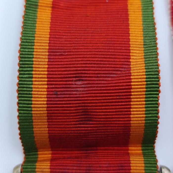 Pair of WW2 medals issued to 193159 C. Sadie - WW2 war medal and Africa service medal