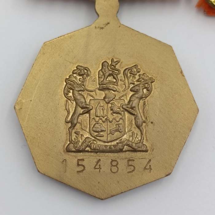 SADF Pro Patria medal in box #154854 fixed type