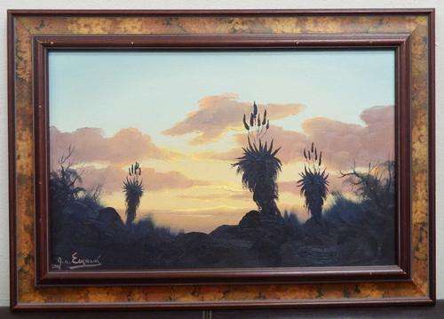 Jan Eckard landscape painting - 35 x 55cm - as per photo