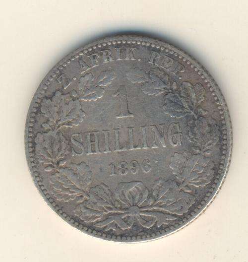 ZAR - 1896 Kruger Shilling - Decent Coin - as per scan