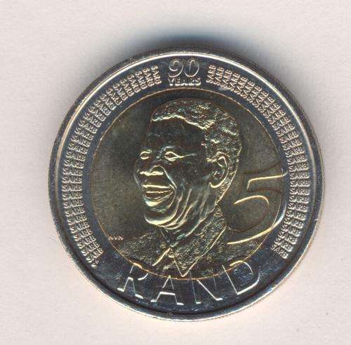 2008 Nelson Mandela birthday coin in excellent condition - as per scan