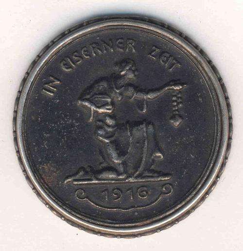 German WW1 Medal for people who donated gold for guns - as per photo