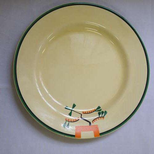 Handpainted Clarice Cliff side plate - Wilkinson Ltd. England