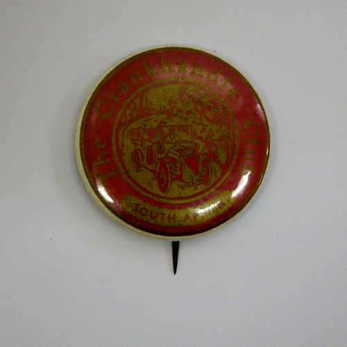 The Crankhandle club of South Africa lapel pin badge