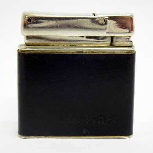 Vintage Rowenta snap lighter with Henschel black leather cover