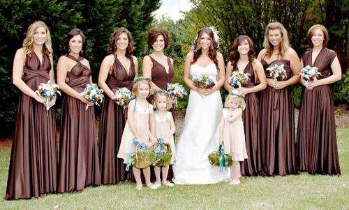 Convertible Bridesmaids Dress - Long, by Dream Day Couture