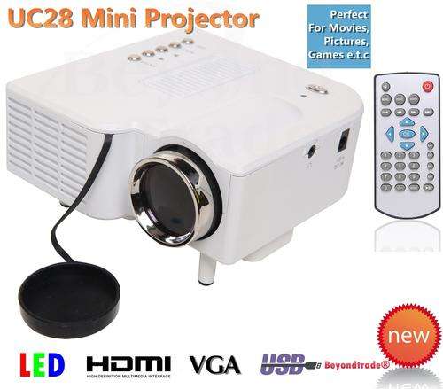 Mini LED Projector HDMI Home Theater Projector For Video Games , VGA and HDMI Port