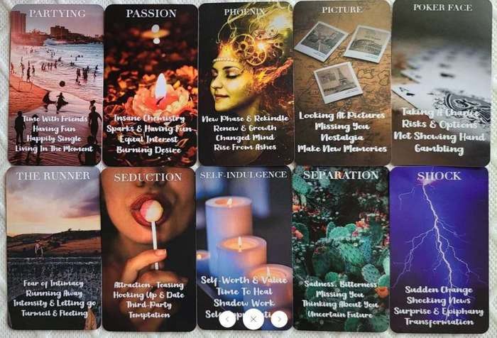 MYSTIC RED ROSE ORACLE CARDS DECK