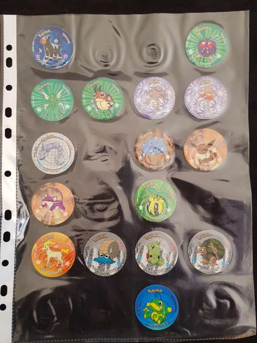 Pokemon Tazos Set 6 (39 Tazoes) - VG/NM