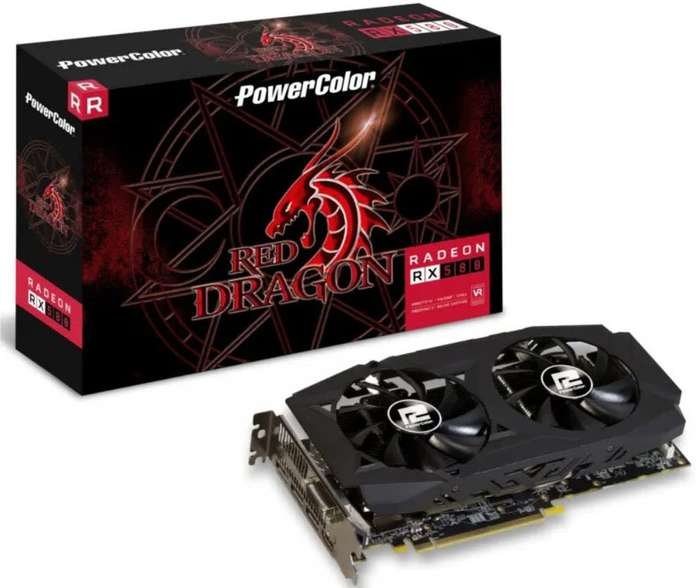 PowerColor RX580 4GB Red Dragon ** GAMING GRAPHICS CARD ** GOOD CONDITION