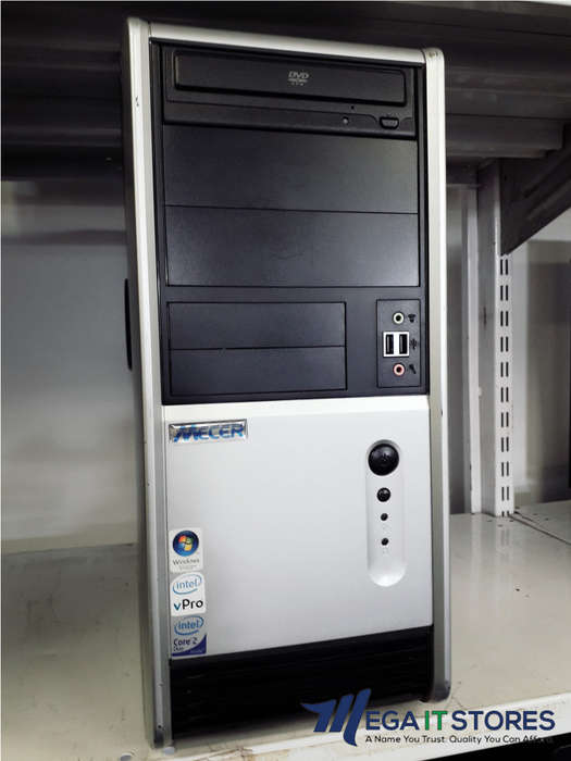 Mixed Mecer Core 2 Duo Desktop Computers
