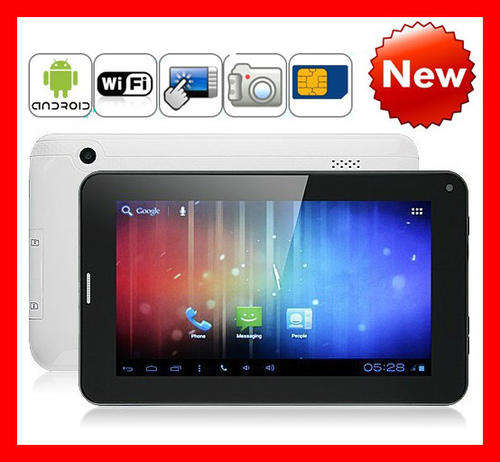 7" Android 4.0 Capacitive Epad Apad Tablet PC 4GB Wifi + GSM Phone Call Cellphone MID 512MB