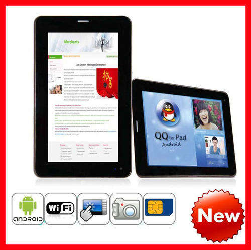 7" Android 4.0 Capacitive Epad Apad Tablet PC 4GB Wifi + GSM Phone Call Cellphone MID 512MB
